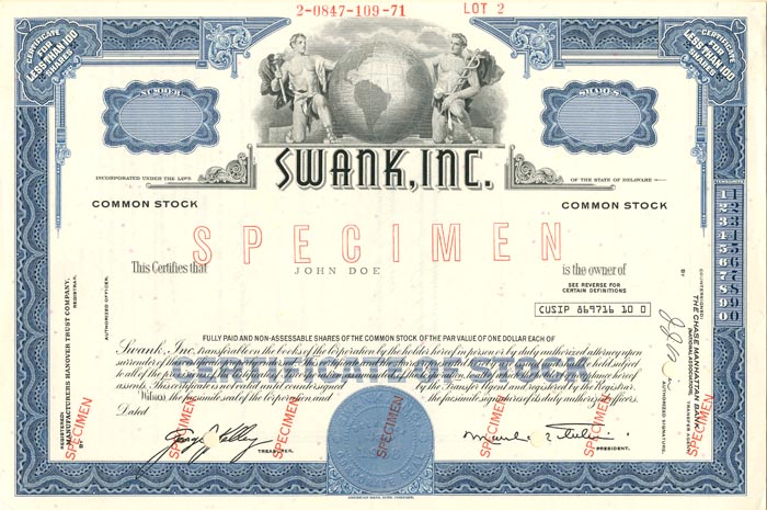 Swank, Inc.